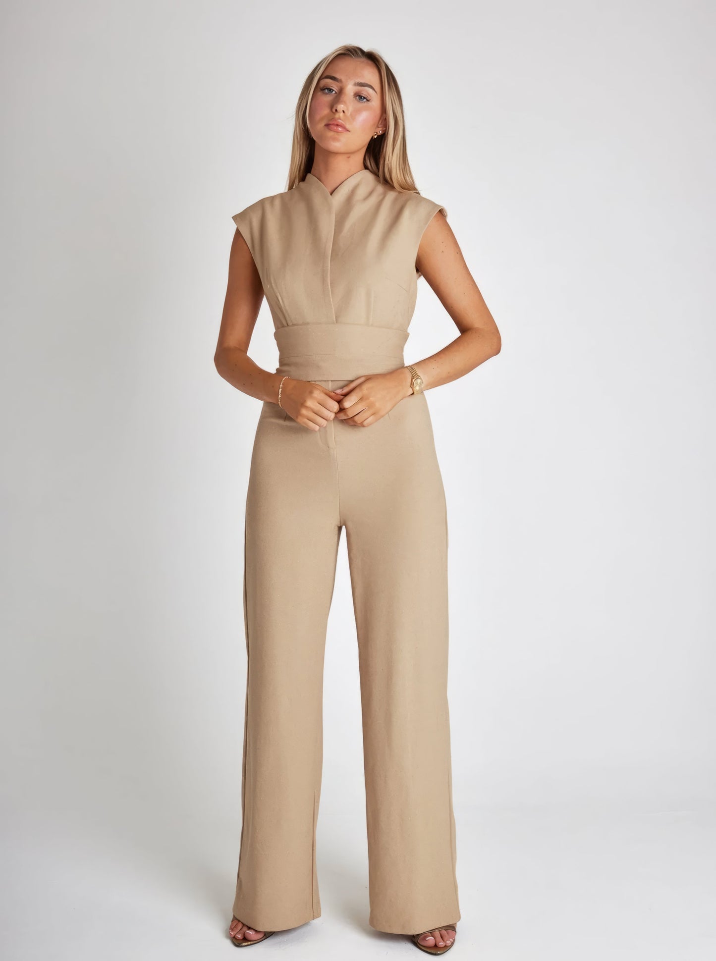 Zaya | JUMPSUIT - Luxe Nova Khaki / S Luxe Nova jumpsuit