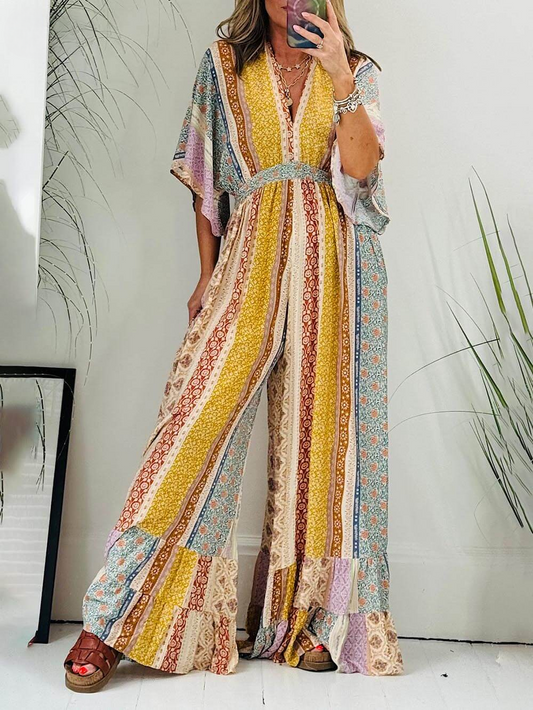 Frederiek | Boho Jumpsuit - Luxe Nova Geel / S Luxe Nova Jumpsuit