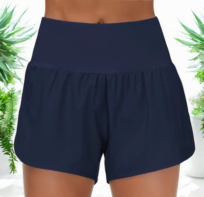 Anneloes | Hoge Taille Workout Shorts met Ritszakken - Luxe Nova Luxe Nova broek