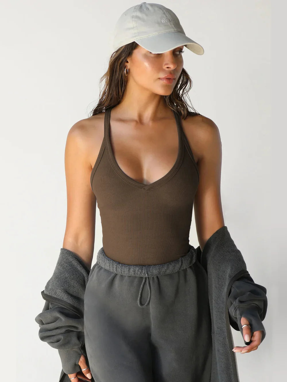 Amara | Halter Top - Luxe Nova Bruin / S Luxe Nova Blouses & Shirts