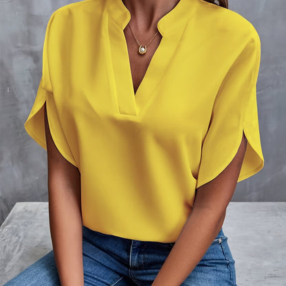 Ariane | Elegante Blouse - Luxe Nova Geel / S Luxe Nova Blouses & Shirts