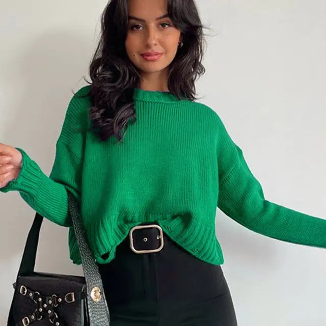 Olivia | crop top - Luxe Nova Groen / S Luxe Nova