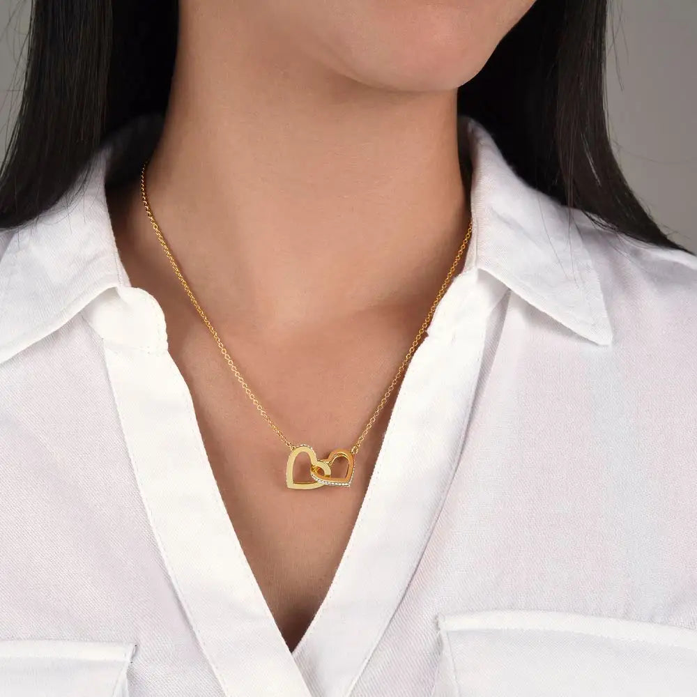 Lisa | Gevlochten Hartenketting - Luxe Nova Luxe Nova